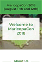 Mobile Screenshot of maricopacon.com